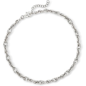 image:imageRossSimons Sterling Silver SingaporeChain Anklet 9 inches