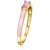 image:imagePure Collection by RossSimons 020 Carat Pink Sapphire Ring With Pink Enamel in 14kt Yellow GoldSapphire