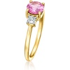 image:imagePure Collection by RossSimons 100 Carat LabGrown Pink Sapphire and 10 Carat LabGrown Diamond Ring in 18kt Gold Over SterlingCreated Sapphire
