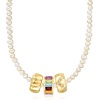 image:imageRossSimons 170 ct tw Baguette MultiGemstone Bead Charm in 18kt Gold Over Sterling