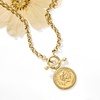 image:imageRossSimons 18kt Gold Over Sterling Coin Toggle NecklaceNo Gemstone