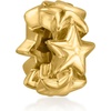 image:imageRossSimons 18kt Gold Over Sterling Star Bead Charm