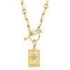 image:imageRossSimons 18kt Gold Over Sterling The Star Tarot Card Charm With Diamonds