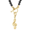 image:imageRossSimons 18kt Gold Over Sterling Treble Clef Charm
