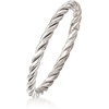 image:imageRossSimons 18kt White Gold Roped RingNo Gemstone