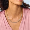 image:imageRossSimons 200 ct tw Diamond Leaf Necklace in 18kt Gold Over SterlingDiamond