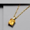 image:imageRossSimons 540 Carat Citrine Pendant Necklace in 18kt Gold Over Sterling