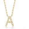 image:imageRossSimons Diamond Initial Necklace in 18kt Gold Over Sterling16inch O