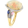 image:imageRossSimons Ethiopian Opal Ring With 38 ct tw Multicolored Diamonds and 20 ct tw Multicolored Sapphires in 14kt Yellow Gold Size 7