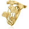image:imageRossSimons Italian 14kt Yellow Gold Ginkgo Leaf RingNo Gemstone