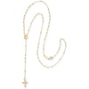 image:imageRossSimons Italian 14kt Yellow Gold Miraculous Medal Rosary Necklace 155 inches