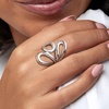 image:imageRossSimons Italian Sterling Silver Abstract Floral RingNo Gemstone