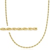 image:imageRossSimons RopeChain in 18kt Gold Over Sterling Chain Necklace240 Inches