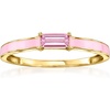 image:imagePure Collection by RossSimons 020 Carat Pink Sapphire Ring With Pink Enamel in 14kt Yellow GoldSapphire