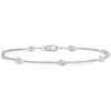 image:imageRossSimons 025 ct tw BezelSet Diamond Station Bracelet in Sterling SilverDiamond