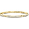 image:imageRossSimons 170 ct tw CZ Eternity Bangle Bracelet in 18kt Gold Over SterlingCubic Zirconia