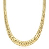 image:imageRossSimons 18kt Gold Over Sterling Graduated CubanLink NecklaceNo Gemstone