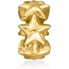 image:imageRossSimons 18kt Gold Over Sterling Star Bead Charm