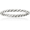 image:imageRossSimons 18kt White Gold Roped RingNo Gemstone