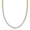image:imageRossSimons 200 ct tw Diamond Leaf Necklace in 18kt Gold Over SterlingDiamond