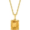 image:imageRossSimons 540 Carat Citrine Pendant Necklace in 18kt Gold Over Sterling