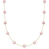 image:imageRossSimons 665mm Pink Cultured Pearl Station Necklace in 14kt Yellow Gold300 Inches