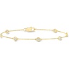 image:imageRossSimons BezelSet Diamond Station Bracelet in Sterling SilverDiamond