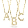 image:imageRossSimons Diamond Initial Necklace in 18kt Gold Over Sterling16inch Z