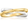 image:imageRossSimons Italian 10kt 2Tone Gold Rolling RingNo Gemstone