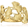 image:imageRossSimons Italian 14kt Yellow Gold Ginkgo Leaf RingNo Gemstone