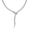 image:imageRossSimons Italian Sterling Silver Adjustable Snake NecklaceNo Gemstone