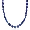 image:imageRossSimons Lapis Bead Necklace With 24 ct tw Diamonds in Sterling Silver 18 inches