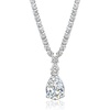 image:imageRossSimons Sterling SilverPlated Necklace With 620 ct tw Czs 18 inches