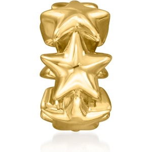image:imageRossSimons 18kt Gold Over Sterling Star Bead Charm