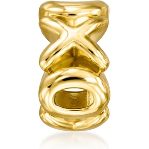 image:imageRossSimons 18kt Gold Over Sterling Xo Bead Charm