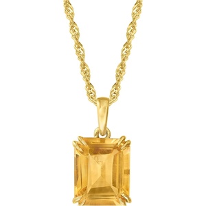 image:imageRossSimons 540 Carat Citrine Pendant Necklace in 18kt Gold Over Sterling