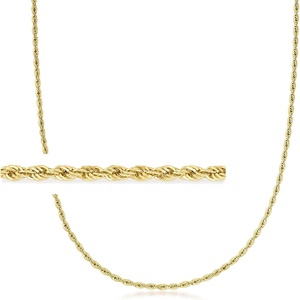 image:imageRossSimons RopeChain in 18kt Gold Over Sterling Chain Necklace200 Inches
