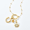 image:imagePure Collection by RossSimons Italian 14kt Yellow Gold CharmCompatible Beaded Station NecklaceNo Gemstone