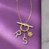 image:imagePure Collection by RossSimons Italian 14kt Yellow Gold CharmCompatible Toggle NecklaceNo Gemstone