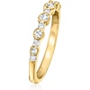 image:imageRossSimons 025 ct tw BezelSet LabGrown Diamond Ring in 18kt Gold Over SterlingDiamond