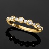 image:imageRossSimons 025 ct tw BezelSet LabGrown Diamond Ring in 18kt Gold Over SterlingDiamond