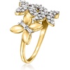 image:imageRossSimons 050 ct tw Diamond Butterfly Ring in 18kt Gold Over SterlingDiamond