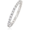 image:imageRossSimons 080 ct tw CZ Eternity Band in Sterling SilverCubic Zirconia