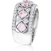 image:imageRossSimons 080 ct tw CZ and 70 ct tw Simulated Pink Sapphire Ring in Sterling SilverSapphire
