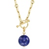 image:imageRossSimons 14mm Lapis Bead Charm in 18kt Gold Over Sterling