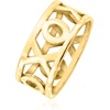 image:imageRossSimons 18kt Gold Over Sterling Xo RingNo Gemstone