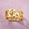 image:imageRossSimons 18kt Gold Over Sterling Xo RingNo Gemstone