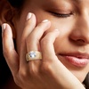 image:imageRossSimons 350 Carat BezelSet CZ Ring in 18kt Gold Over SterlingCubic Zirconia