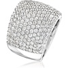 image:imageRossSimons 360 ct tw Pave CZ Wide Ring in Sterling SilverCubic Zirconia