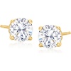 image:imageRossSimons 600 ct tw CZ Jewelry Set 3 Pairs Of Stud Earrings in 14kt Yellow Gold